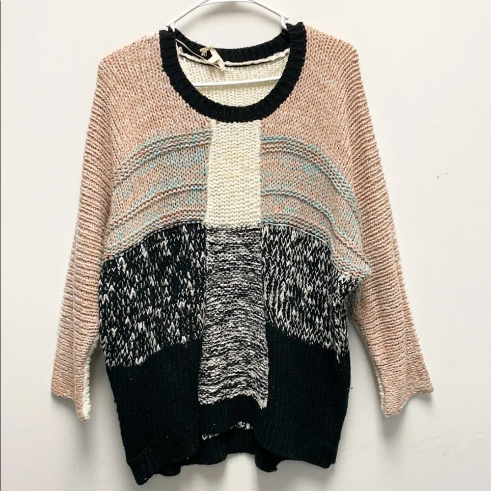 Mystree color block sweater